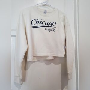 White 'Chicago Windy City' Sweater